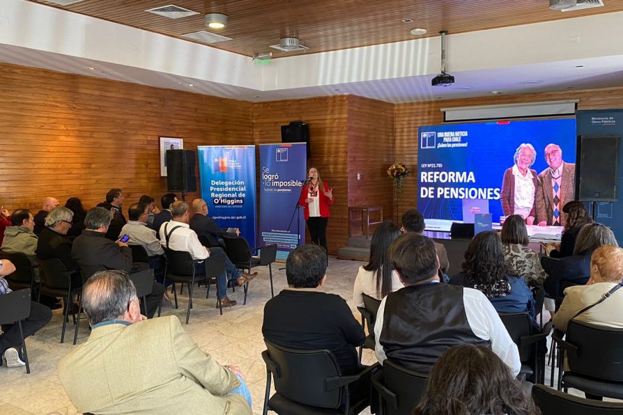 Seguro Social de la Reforma de Pensiones beneficiará a 90.980 personas en la Región de O’Higgins
