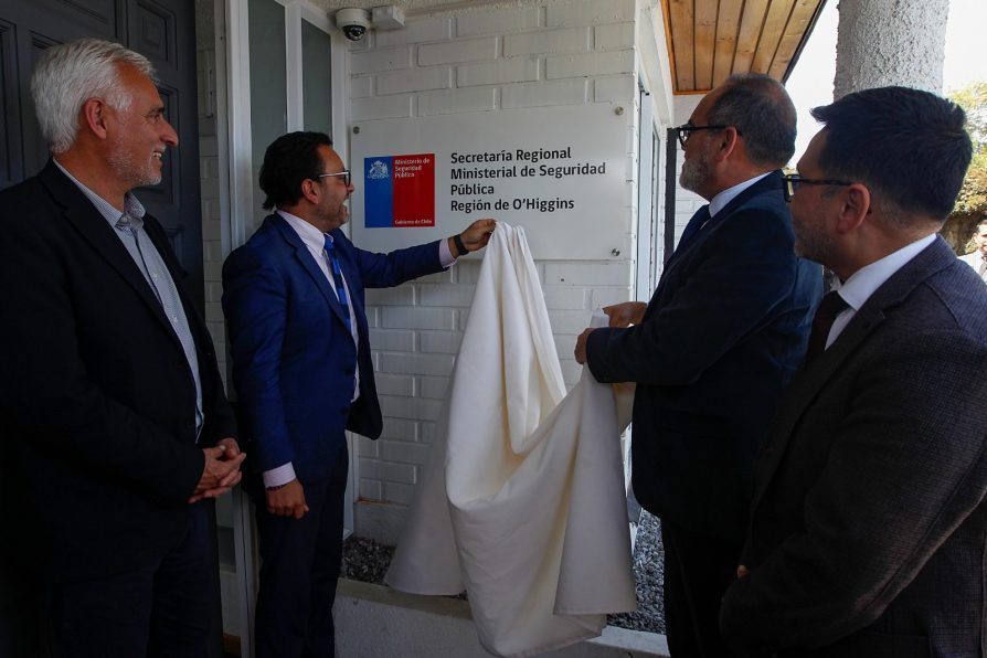 Subsecretario Collado inaugura oficina de la Seremi de Seguridad Pública en O’Higgins: «Representa la instalación progresiva e institucional del Ministerio en las regiones»