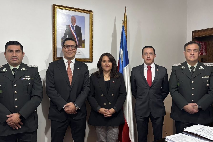 DELEGADA PRESIDENCIAL FORTALECE COORDINACIÓN EN SEGURIDAD JUNTO A GENDARMERÍA